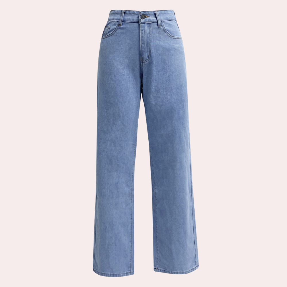 High Waist Baggy Dame Jeans – Elara
