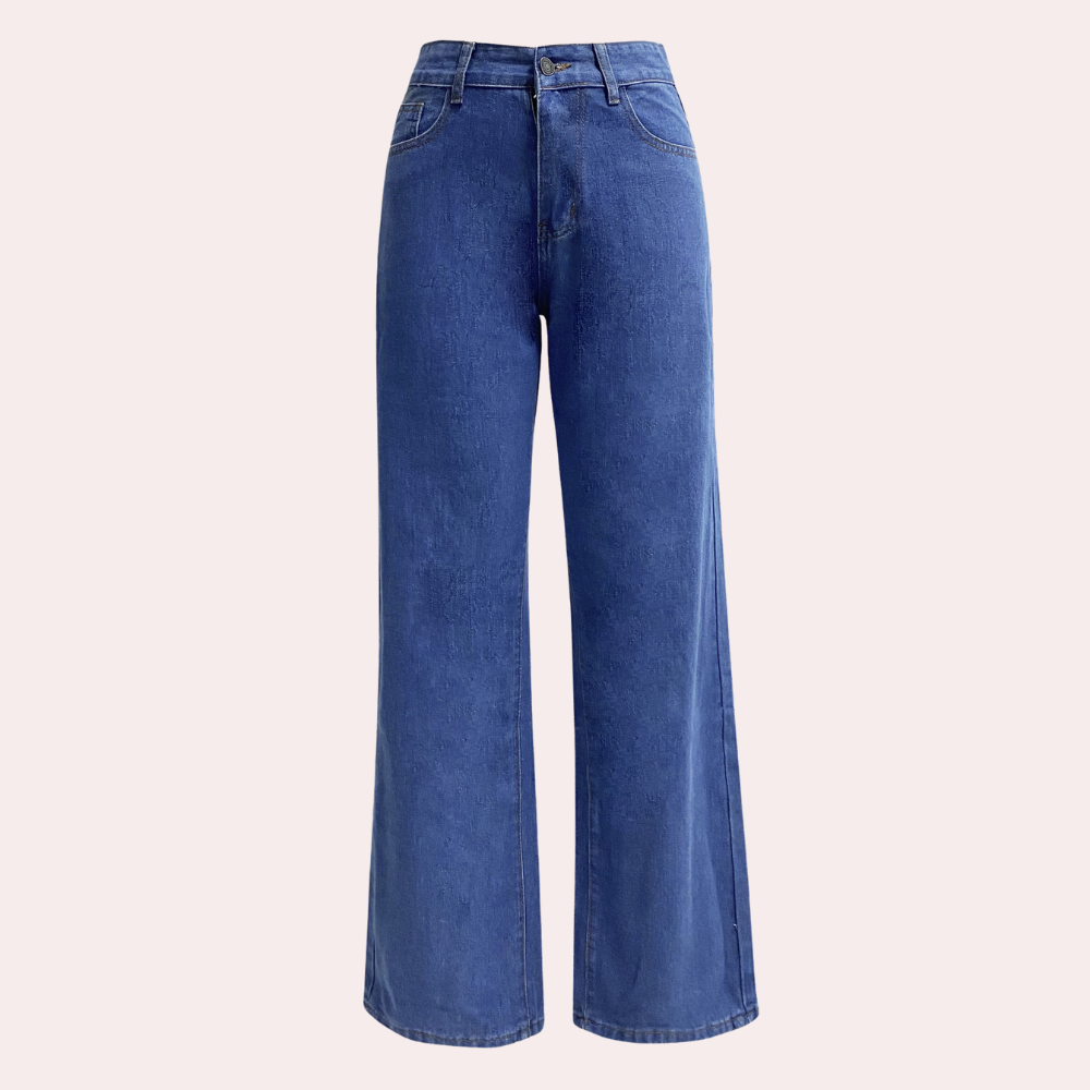 High Waist Baggy Dame Jeans – Elara