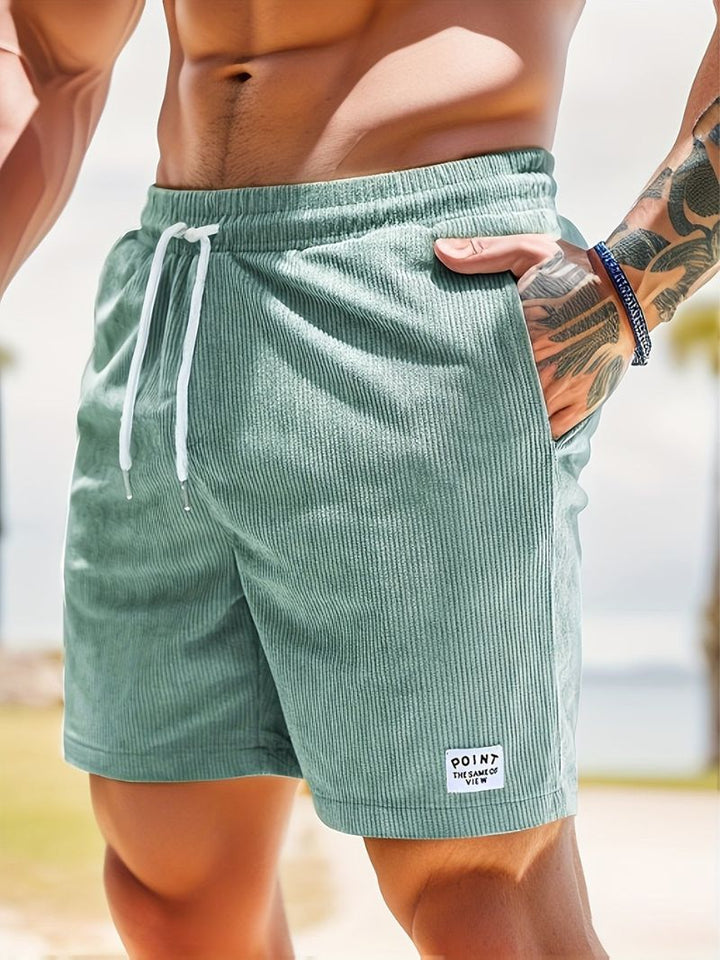 Stribede herre-sommershorts – Jules