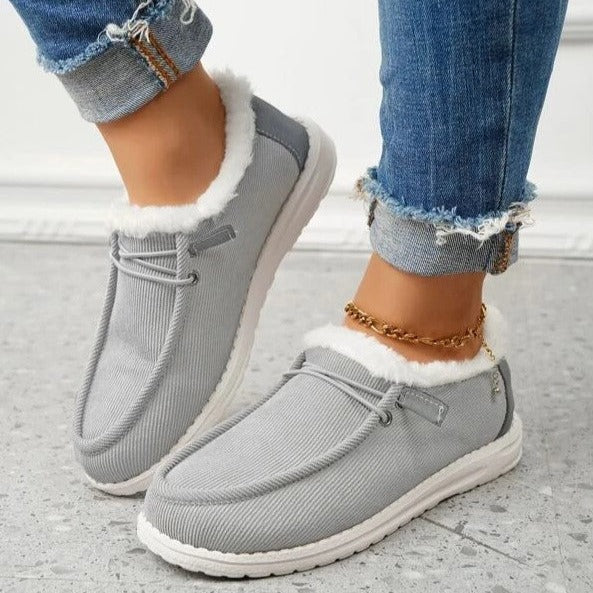 Dame Slip-On vinterstøvler med pelsfôr – Maren