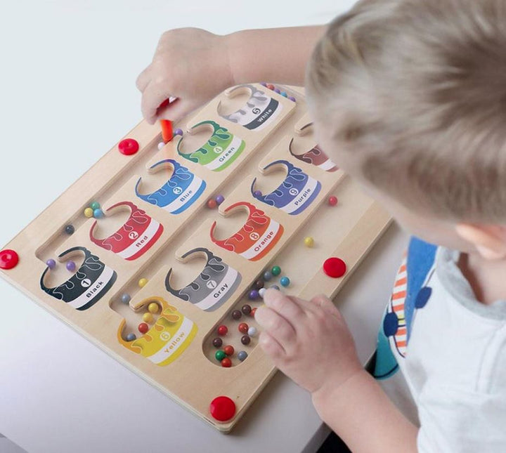 Farverigt magnetisk tællepuslespil - MagniTally