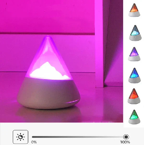 Trådløst LED Isbjerg Natlampe - IceGlow