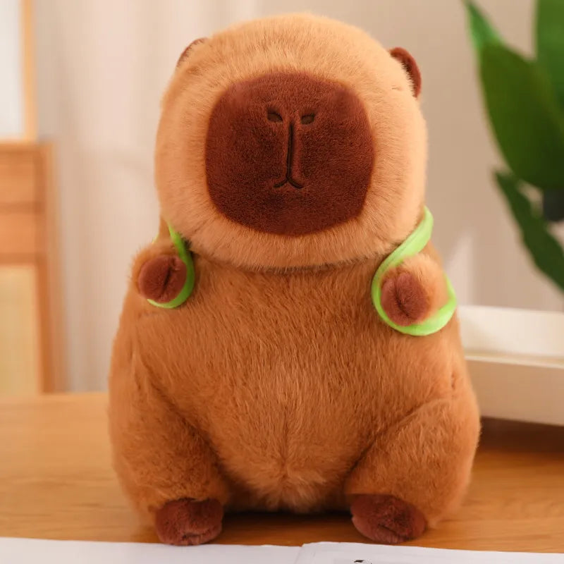 Kramme-Capybara med skildpadderygsæk - TurtleBuddy