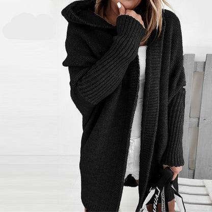 Efterårs Kvinder Hoodie Cardigan – Noelia