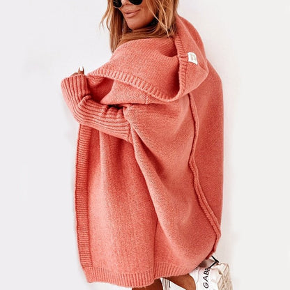 Efterårs Kvinder Hoodie Cardigan – Noelia