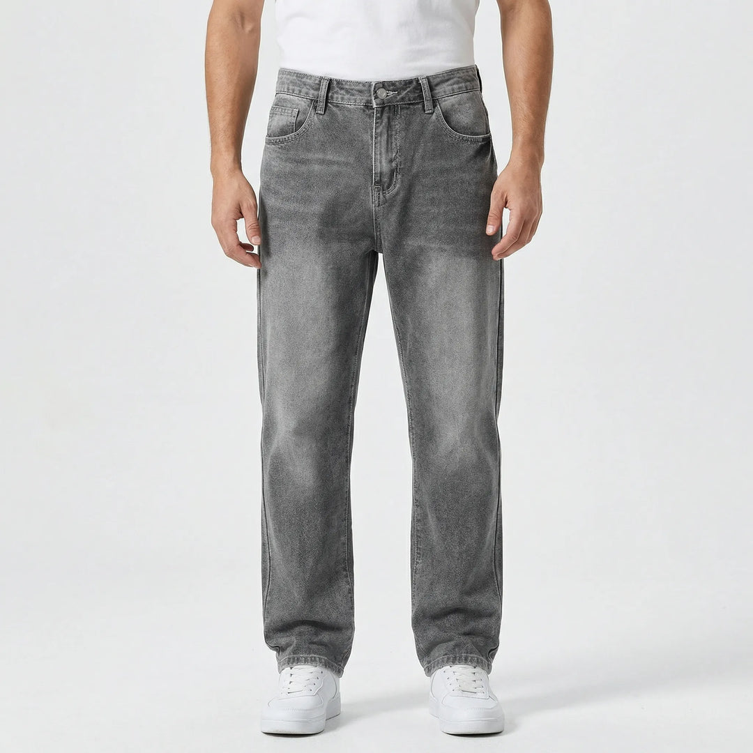 Casual Herenjeans Met Natuurlijke Taille - Wendell