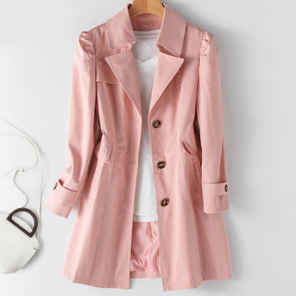 Trendy dame trenchcoat til efteråret – Carenza