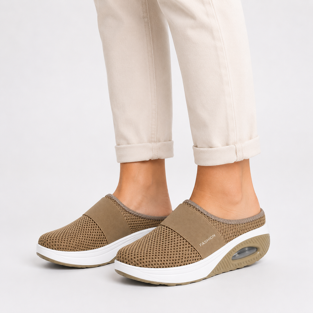 Orthopedic Slip-On Sandals for Women - Comfortable Breathable Walking Shoes 18