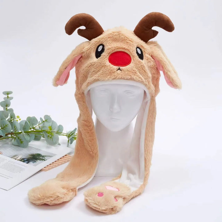 Sød hue med bevægelige ører - BunnyBounce Hat