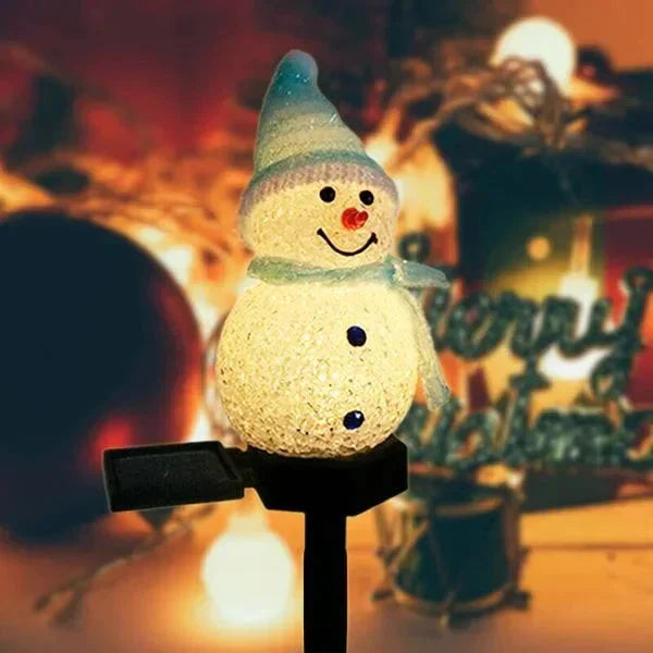 Solenergi Sneemand Lampe - SolarSnow