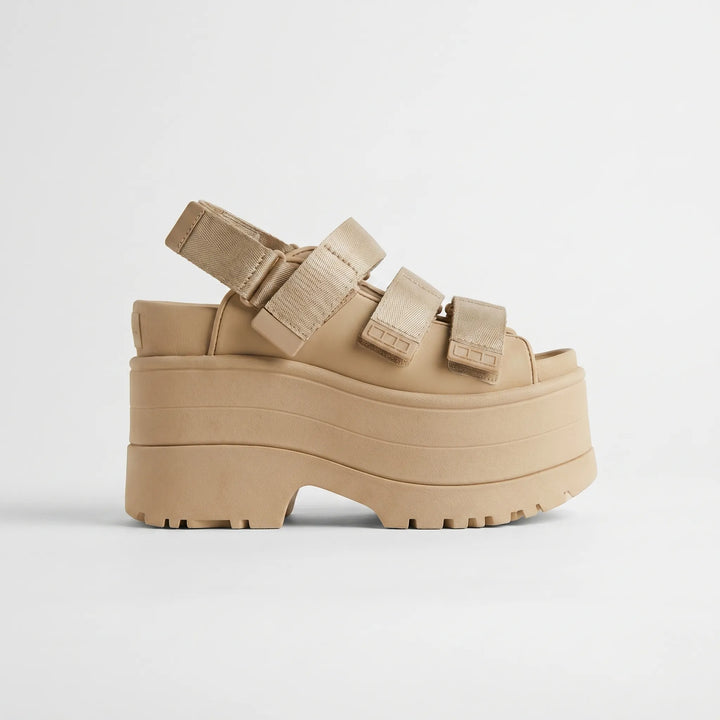 Chunky Retro-Plateausandaler - Ruby
