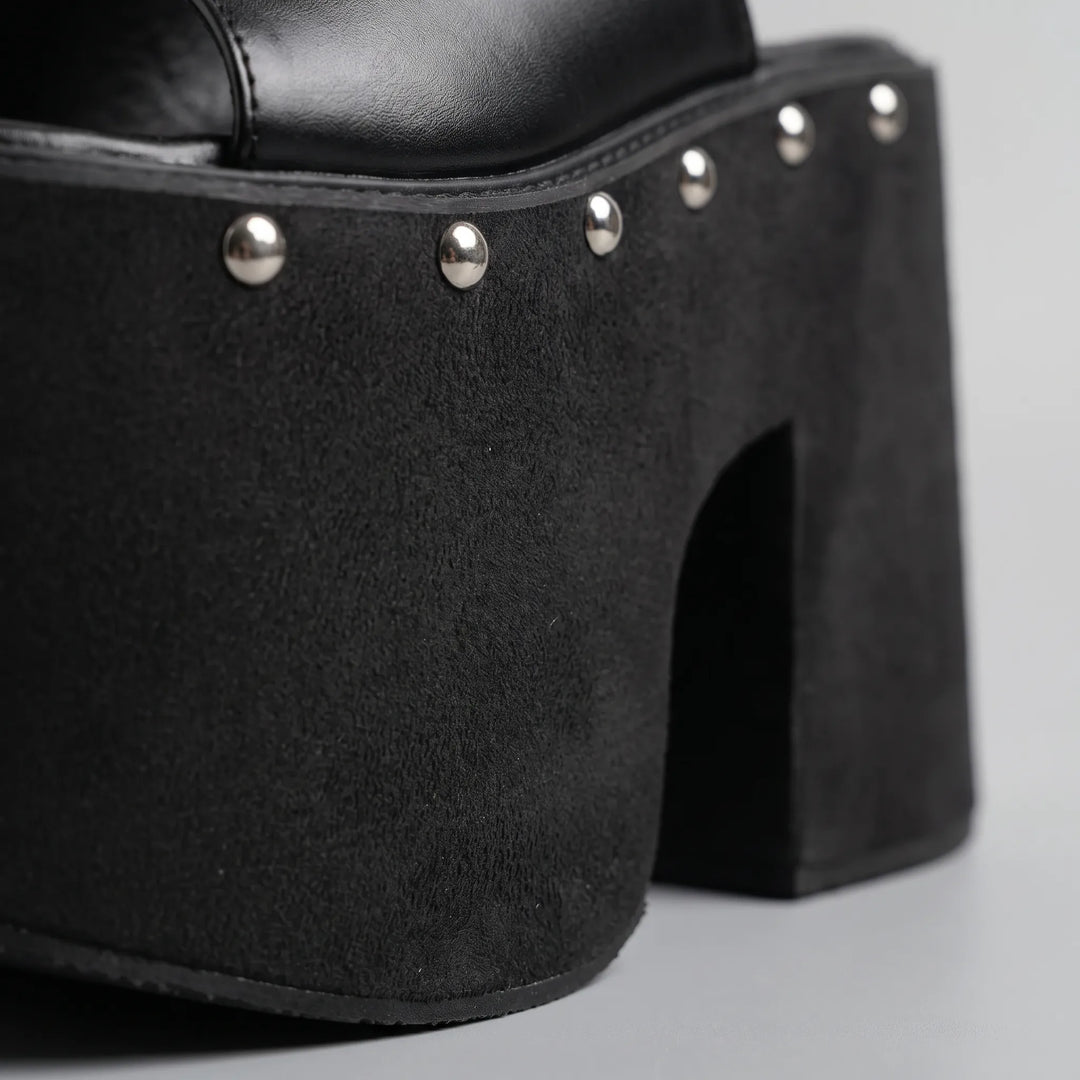 Chunky Slip-On Plateausandaler - Nicole