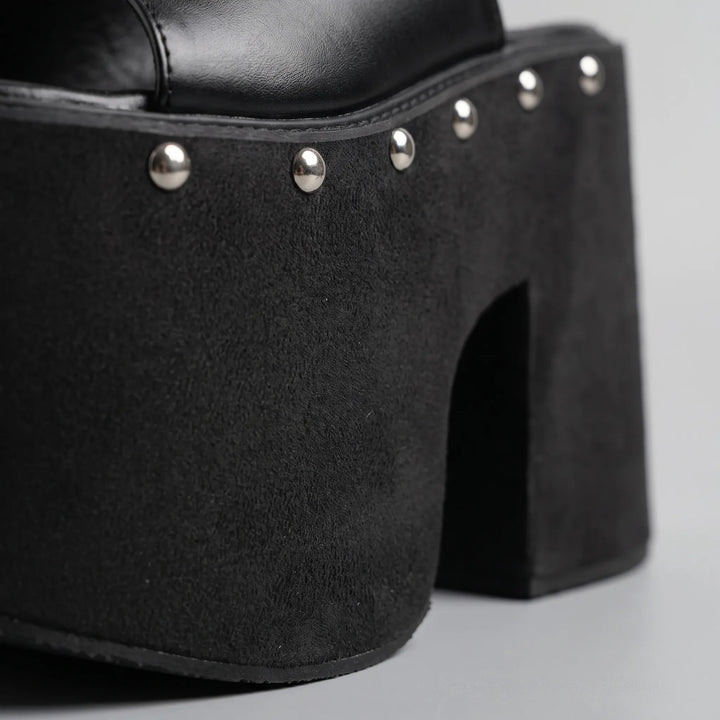 Chunky Slip-On Plateausandaler - Nicole