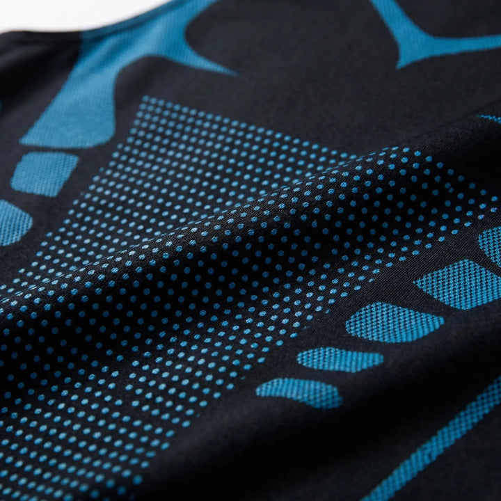 Close-Fit Graphic Print Training Top - Armando