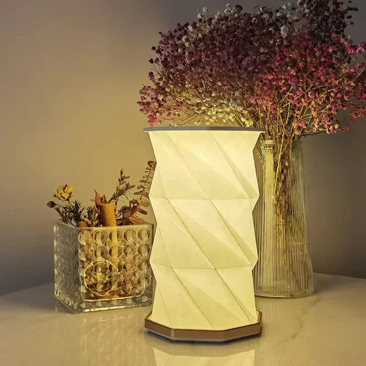 Compact Sculpted Table Lamp -  Auravelle