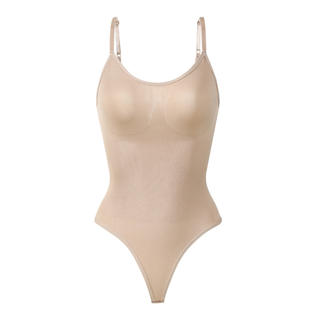 Korrigerende sømløs bodysuit-string – Aveline