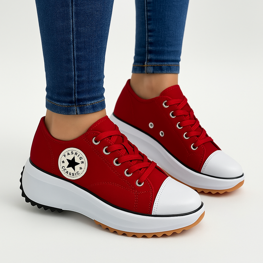Plateau-sneakers med hæl – Dalia