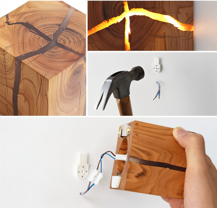 Decorative Cube Wall Light -  Solique