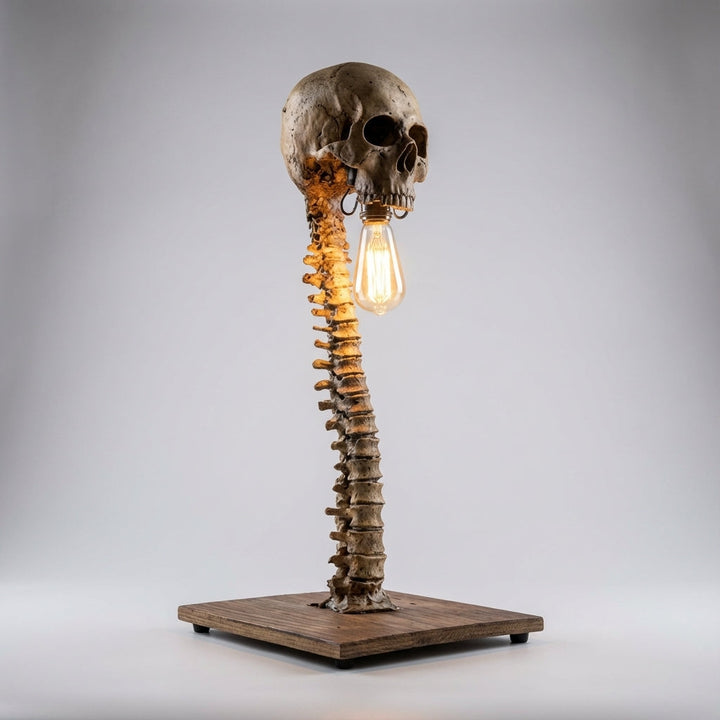 Decorative Skull Table Lamp -  Nightspine
