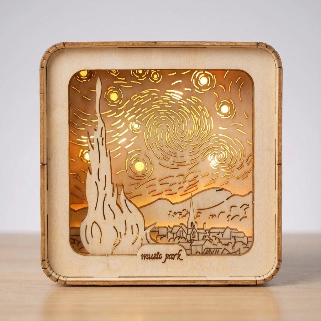 Decorative Tabletop Scene Box -  SolaceCube
