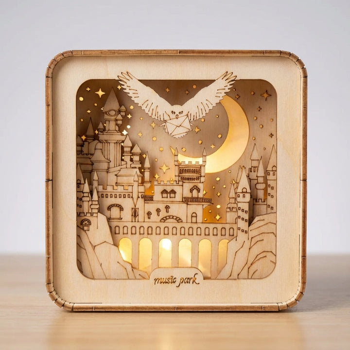 Decorative Tabletop Scene Box -  SolaceCube