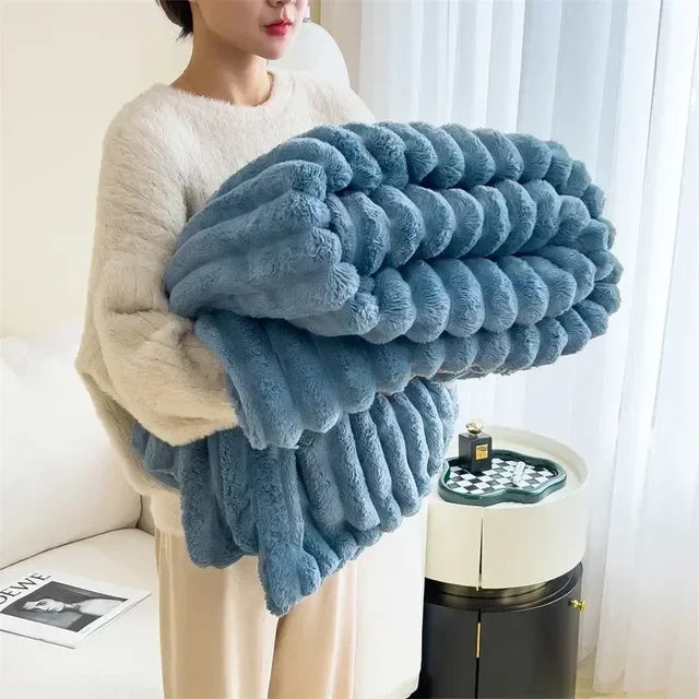 Blødt plys maxi-tæppe - LuxuraWrap