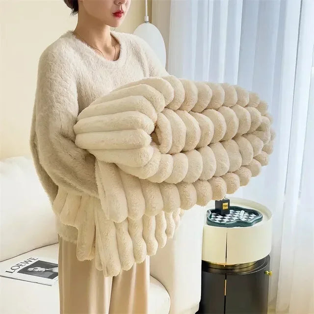 Blødt plys maxi-tæppe - LuxuraWrap