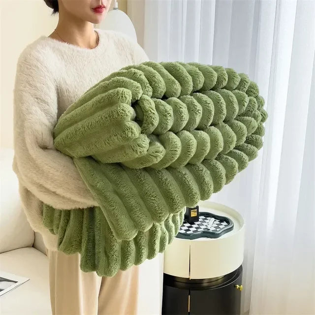 Blødt plys maxi-tæppe - LuxuraWrap