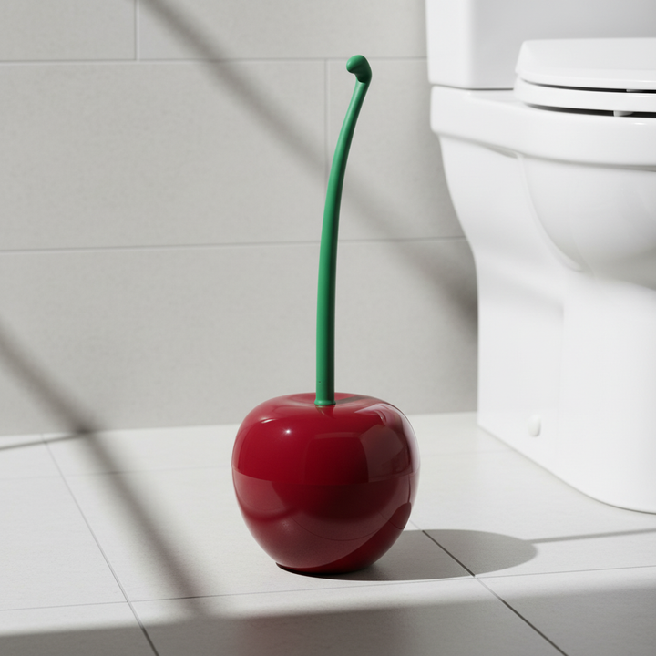 Design WC Bürste Kunststoff - CherryCleanse