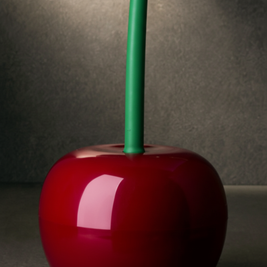 Design WC Bürste Kunststoff - CherryCleanse