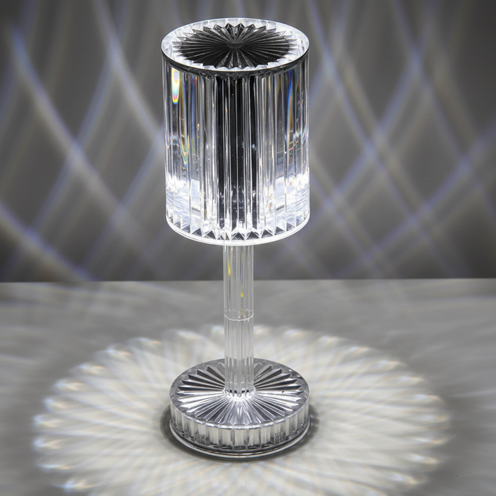 Dimmbare Kristall Tischlampe - Crystalique