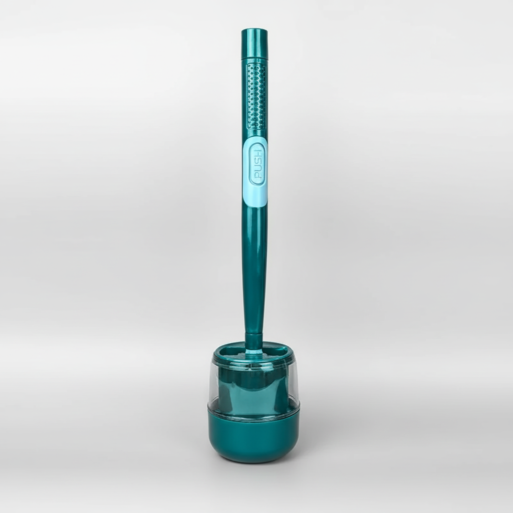 Ergonomische Toilettenbürste Mit Halter - GlideScrub