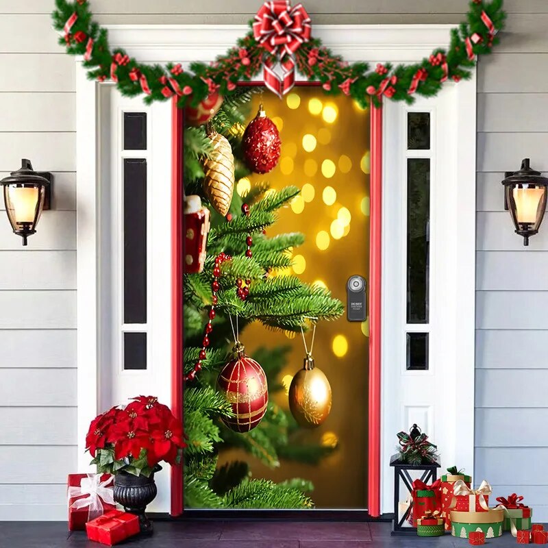 Jule dørdekoration - MerryDoor