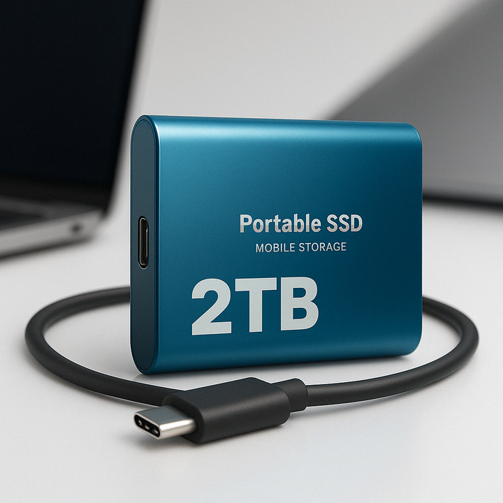 External SSD 2TB Fast Storage USB-C Portable Drive 4