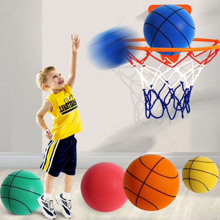 Lyddæmpet basketball lavet af PU-skum til børn – Silento
