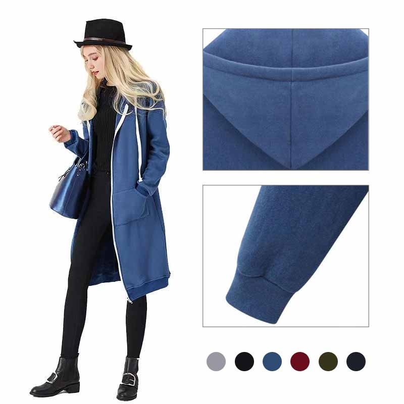 Casual Lang Damecardigan - CozyZip