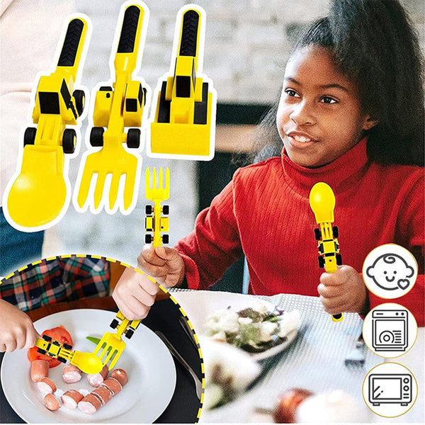 Bulldozer Børnebestiksæt - ConstructoFork
