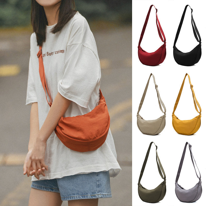 Stilfuld Halvmåne Crossbodytaske - Luna
