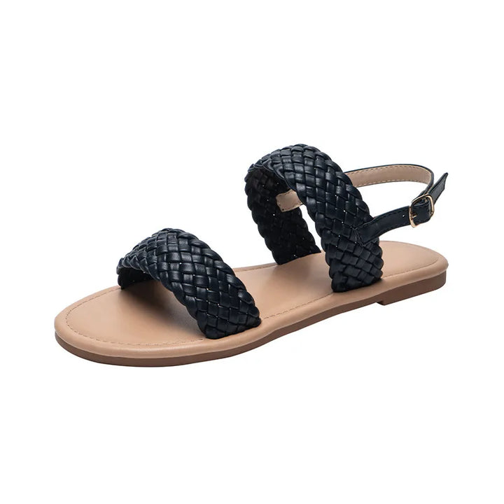 Flade sommersandaler med skridsikker sål – Elina