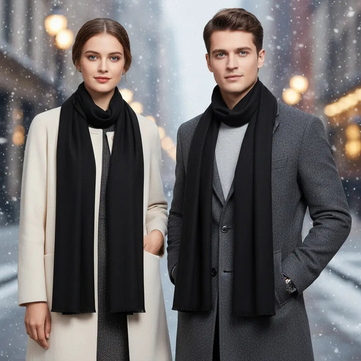Langt halstørklæde i fin cashmere – CozyCove