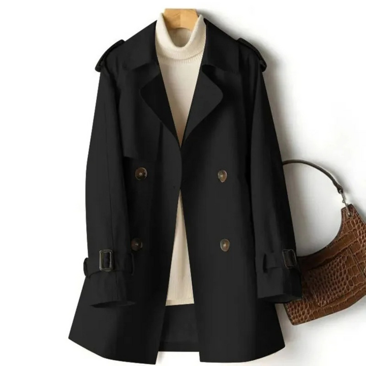 Trendy lang trenchcoat til damer - Mila