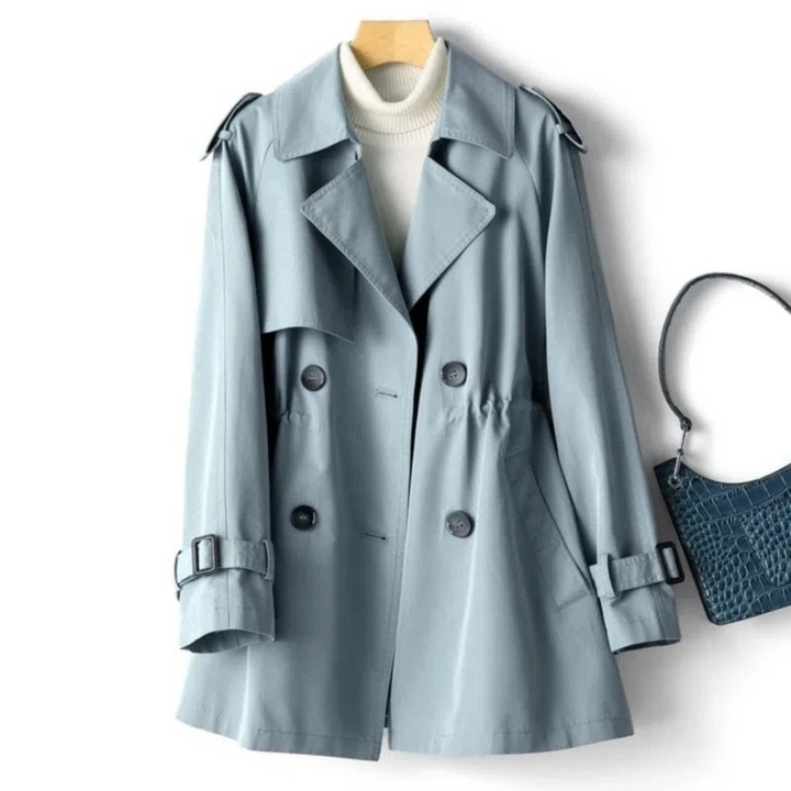 Trendy lang trenchcoat til damer - Mila