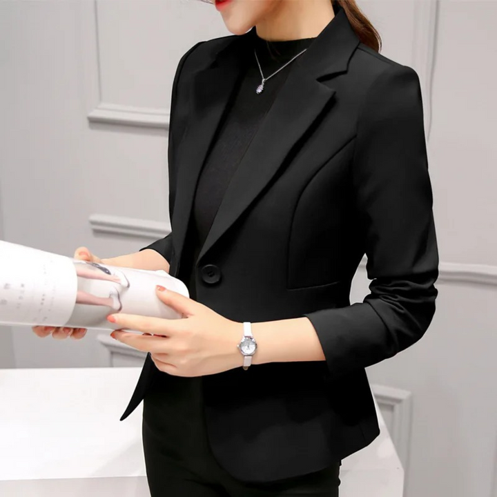 Elegant slank dameblazer med lommer - Sophia