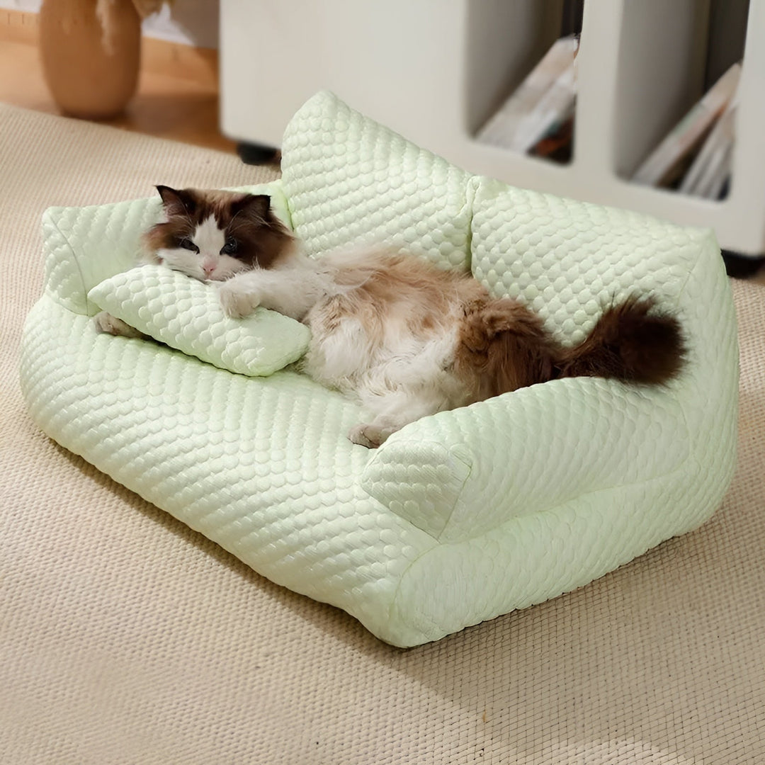 Vaskbar plys-hyggeseng til kæledyr - CozyPaws