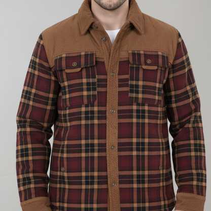 Gefütterte Flanelljacke - Lars