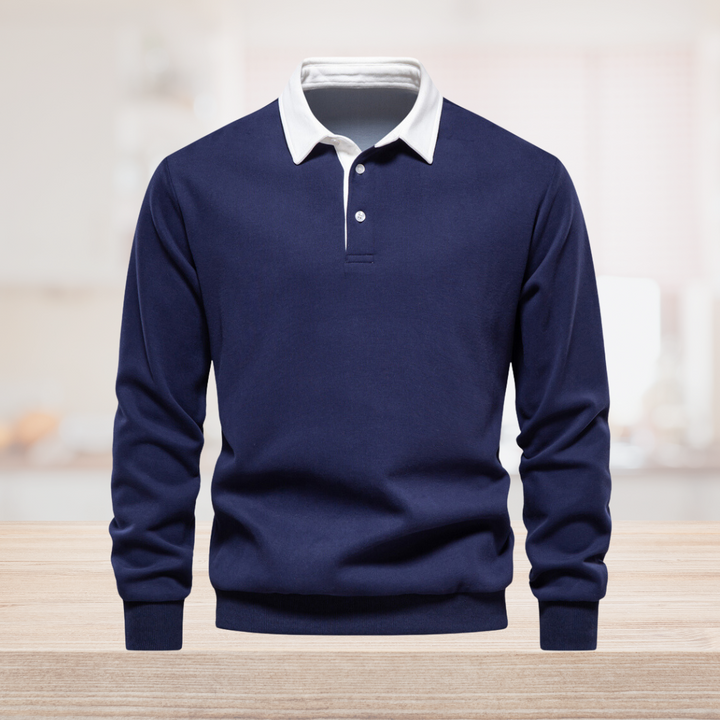 Trendy herre polo-pullover - James