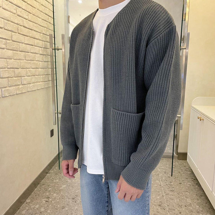Trendy herrevest med lynlås - Lorenzo