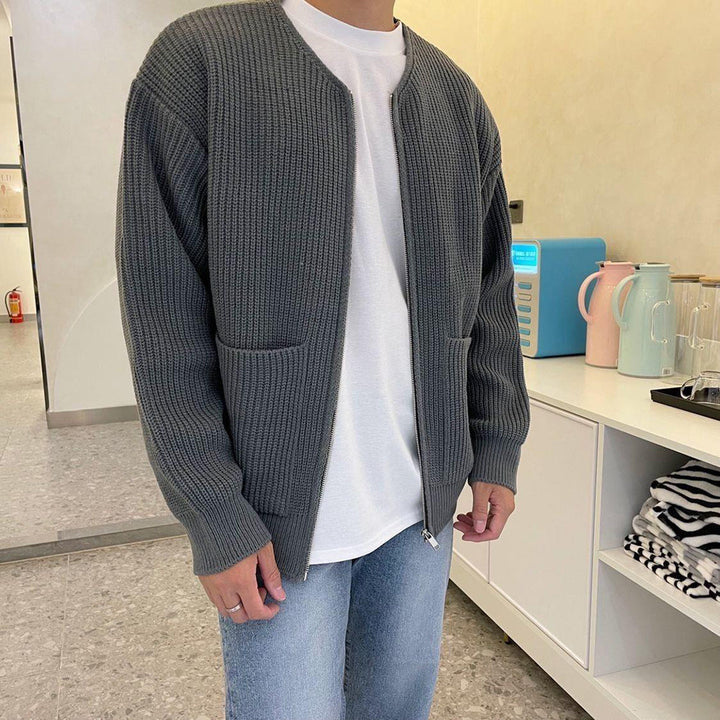 Trendy herrevest med lynlås - Lorenzo