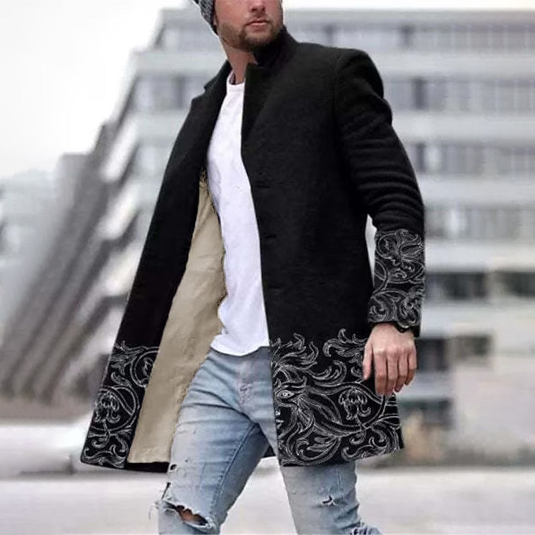 Moderne Herrejakke med Unikt Mønster - Laurent