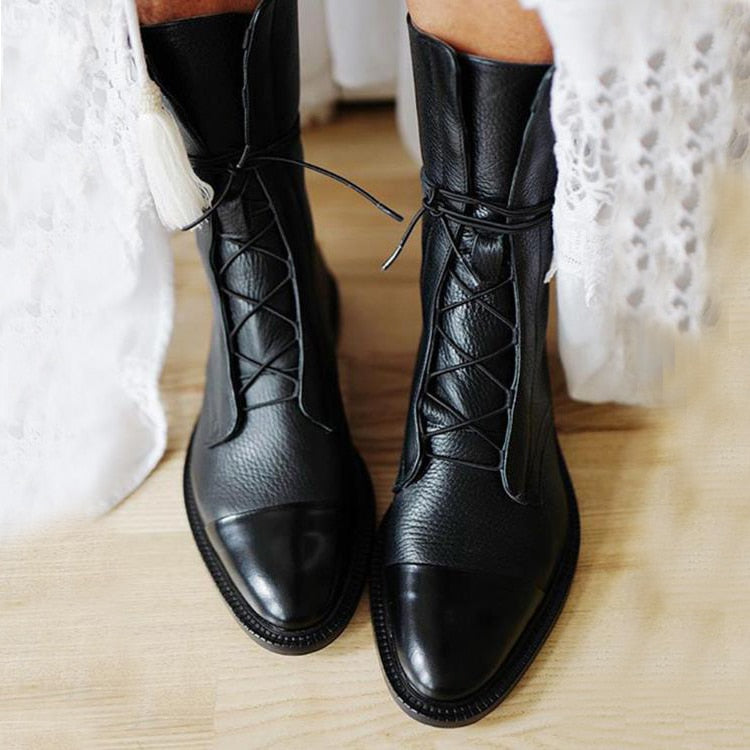 Efterårs vintage damesko – Marvella